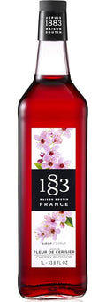 1883 Cherry Blossom Syrup for Drinks Made in France 1 Liter Glass Bottle