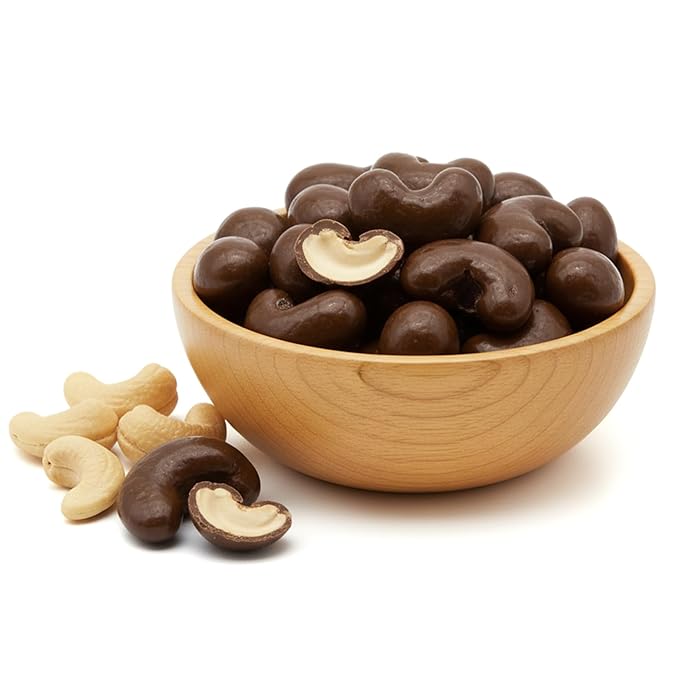 NY Spice Shop Dark Chocolate Covered Cashews - 3 Pound Bulk Sweet &amp Crunchy Chocolate Cashews Snack - Chocolates Treats for Festive Parties Dessert Topping &amp Celebration Tables