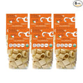 6 PACKS ORGANIC ITALIAN SEMI WHOLE DURUM WHEAT CALAMARATA PASTA – Sicilian Ancient Grain Timilia Vegan Pasta Crafted in Italy. LOW-GLUTEN INDEX. Has 6X More Fiber and Protein than Popular Grains. Al d