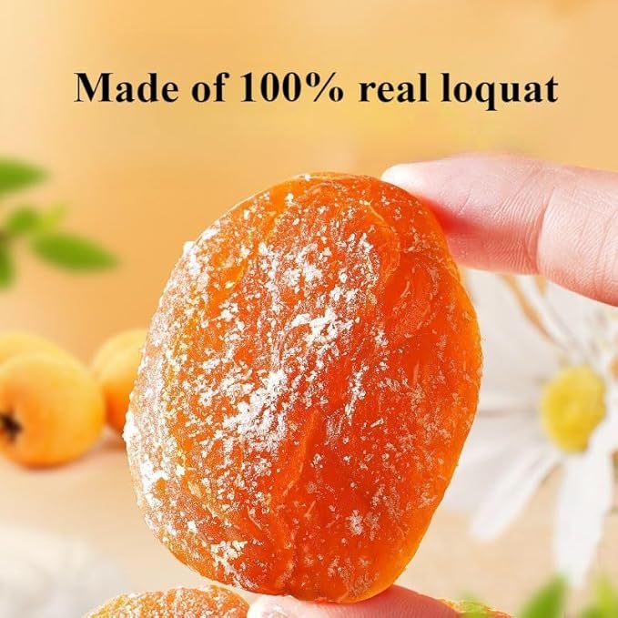 Bamboo Salt Loquat DriedRock Sugar KumquatPreserved FruitDried FruitsFresh Vegetables FruitsLeisure FoodNatural Healthy SnackDelicious Chinese Snack Gifts (Loquat500g)
