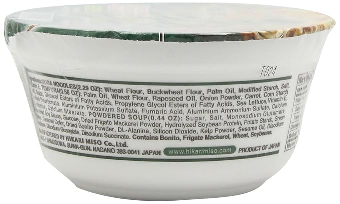 Menraku Tempura Noodles Soup Soba 3.3 Ounce (Pack of 4)