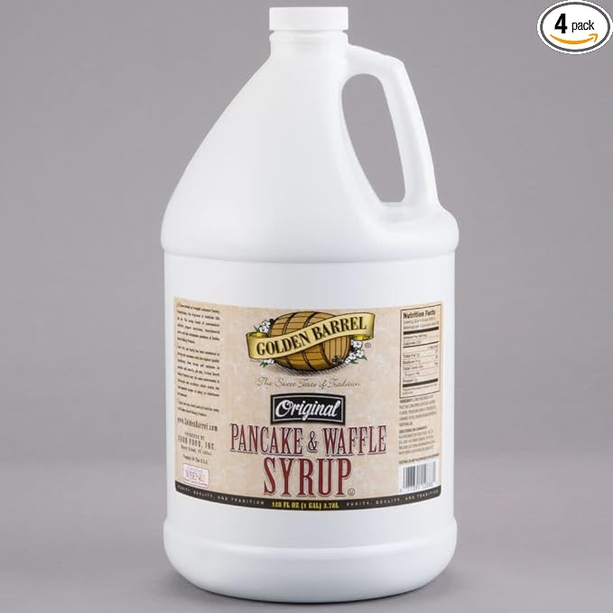 TableTop King Pancake and Waffle Syrup 1 Gallon Container - 4/Case
