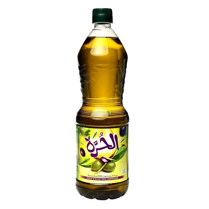 Alhorra Moroccan Virgin Olive Oil First Cold Pressed (1 Liter) 34 Fl Oz