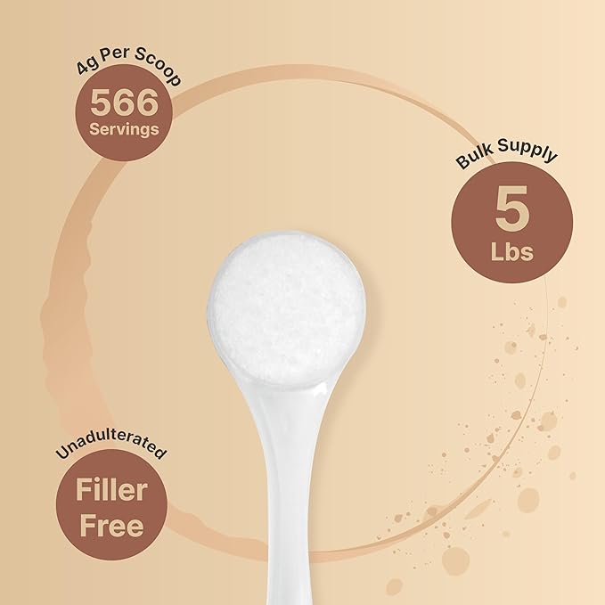 NatureBell Xylitol Sweetener 5lbs | Natural Birch Crystal Source – 1:1 Sugar Substitute – Sweet Flavor with No Erythritol – Low Calorie &amp Glycemic Impact – Sugar Free No Aftertaste Non-GMO