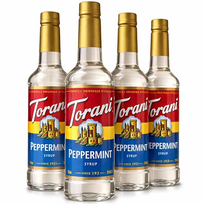 Torani Syrup Peppermint 25.4 Ounces (Pack of 4)
