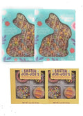 Milk Chocolate Bunny Bar Easter Candy with Chocolate Gems and Sprinkles 3 oz and Easter Joe-Joe's Sandwich Cookies White &amp Milk Chocolate Coated 3.6 oz