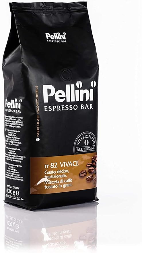 Pellini No.82 Vivace Roasted Coffee Beans 1kg