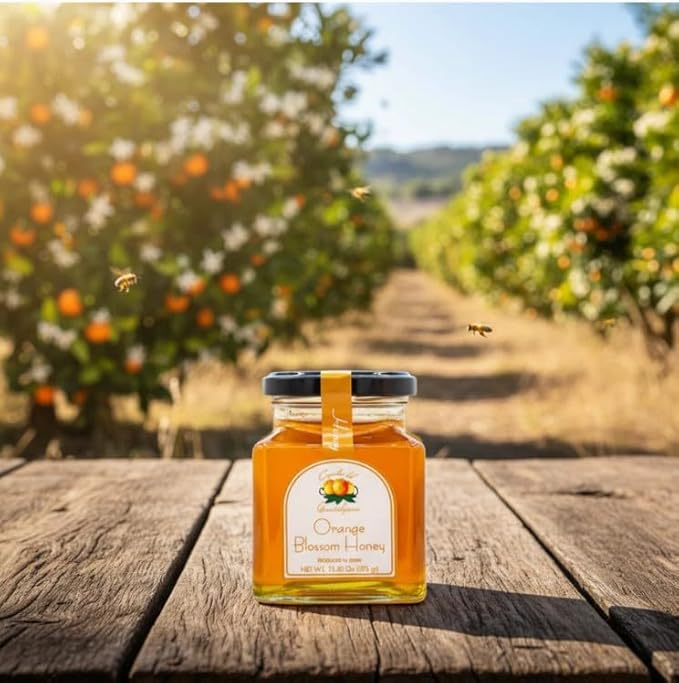 Caprichos del Guadalquivir Spanish Orange Blossom Honey 13.2 Oz Imported from Spain