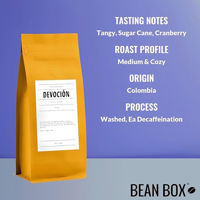 Decaf - Roasted by Devocion - Freshly Ground Coffee - 12 Ounce Bag