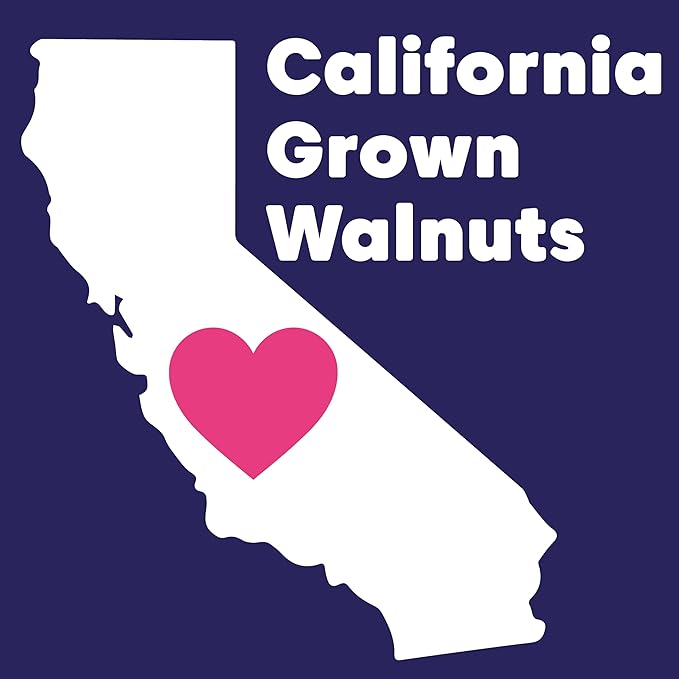 Wilderness Poets California Walnuts - Organic Raw Chandler Heirloom Variety - Golden Blonde Halves Bulk Size (64 Ounce - 4 Pound)