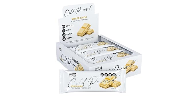 Cold Pressed White Choc flavoured Protein Bar