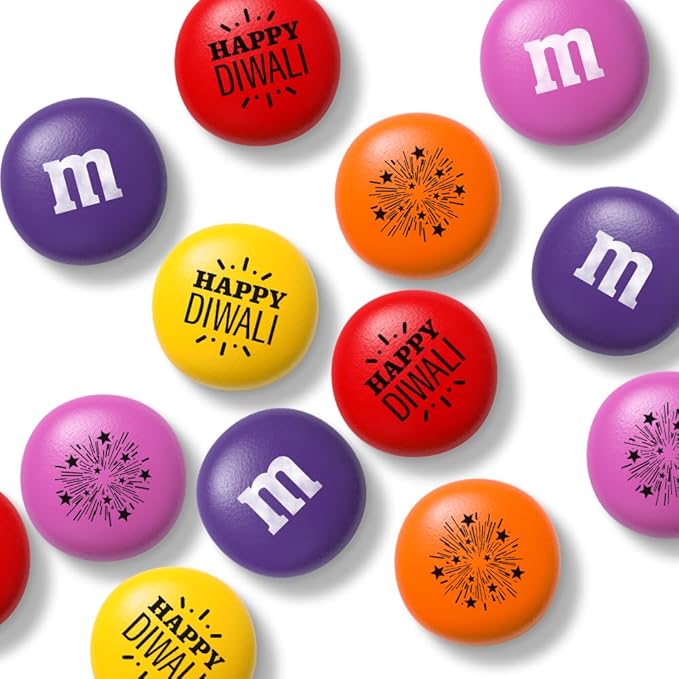 M&ampM’S WORLD Diwali Chocolate Candies 2 lbs for Celebrations Festival of Light Party Favors Unique Gifts and Candy Bowls