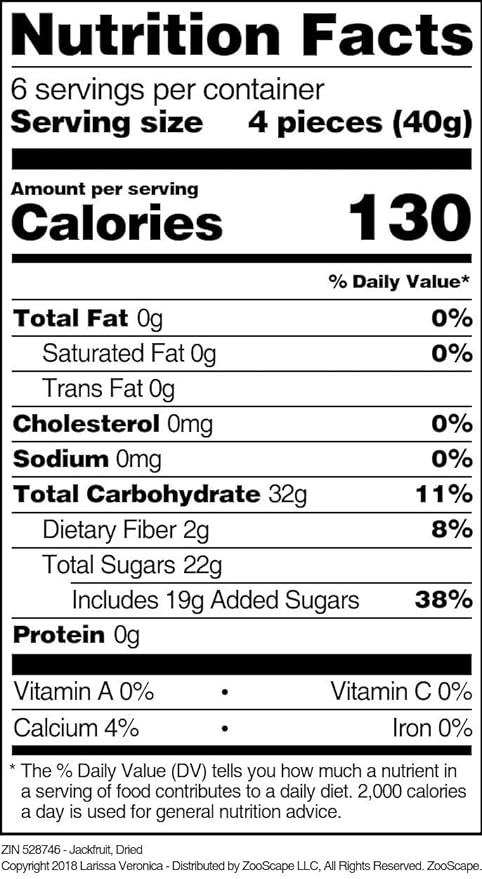 Jackfruit Dried (8 oz ZIN: 528746) - 2 Pack