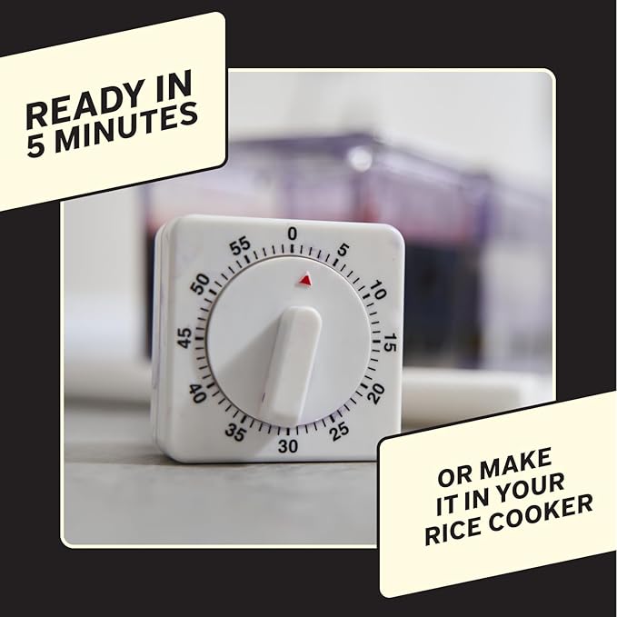 It’s That Simple White Rice Blend from It's Skinny 50% Less Carbs Certified Gluten-Free Non-GMO &amp Vegan Cooks in 5 Minutes – 5.29 oz (Pack of 6)