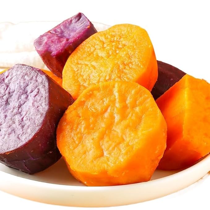 Soft Waxy Sweet Potato Dried (250g/bag) Dried Fruit Preserved FruitHealthy Breakfast Foodconvenient Instant Snacksdelicious Snack GiftsFruit SnacksSnack Foods Desserts Dim Sum (Purple Potatoes
