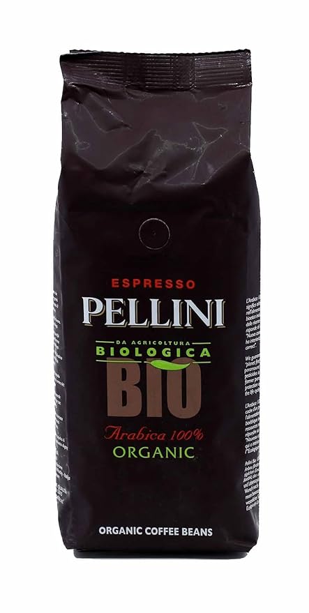 Pellini Bio (Organic) Medium Roast Whole Italian Coffee Beans 1.1lbs (500g)