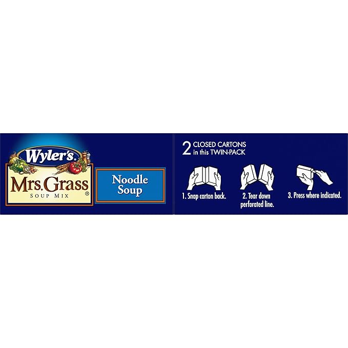 Mrs. Grass Soup Mix Noodle 4.2 Ounce (Pack of 12)