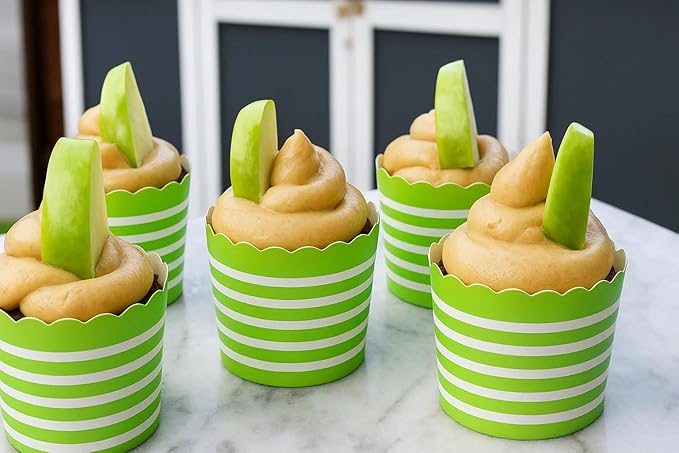 Bake Eat Love Caramel Apple Cupcakes Baking Kit Pre-measured Ingredients Makes 12-20 Servings Includes Step-by-Step Instructions and Kitchen Tool