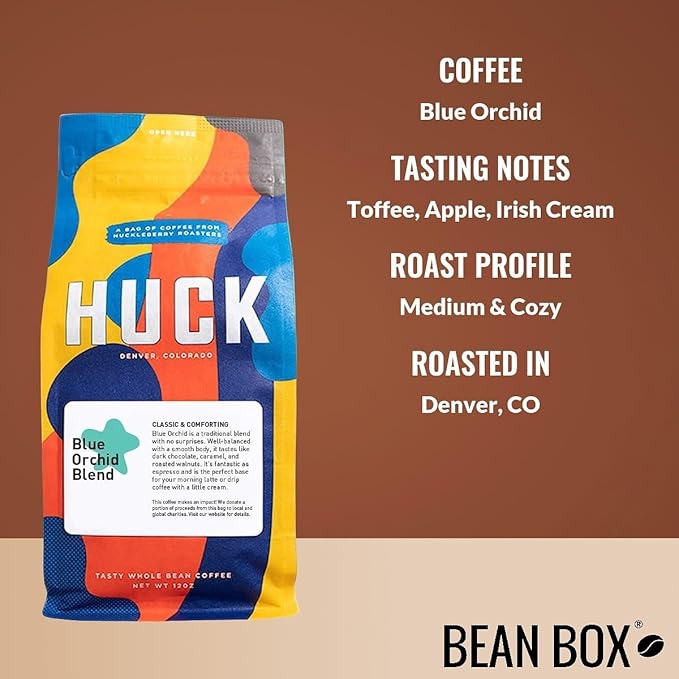 Bean Box Sampler - Roasted by Huckleberry Roasters 3-Pack Whole Bean Coffee Gourmet Coffee