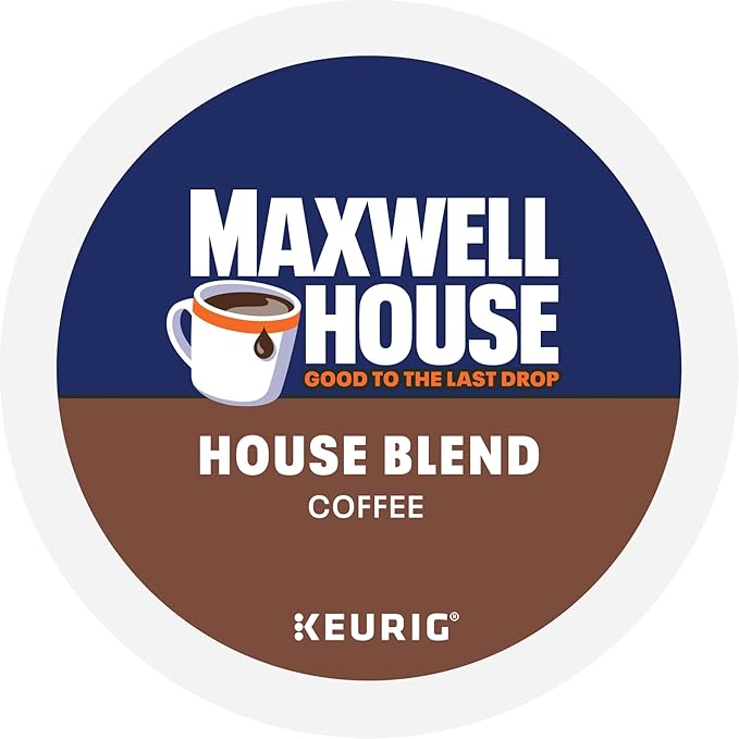 Maxwell House House Blend Coffee Keurig Single Serve K-Cup Pods 24 Pods Per Pack Case Of 4 Packs
