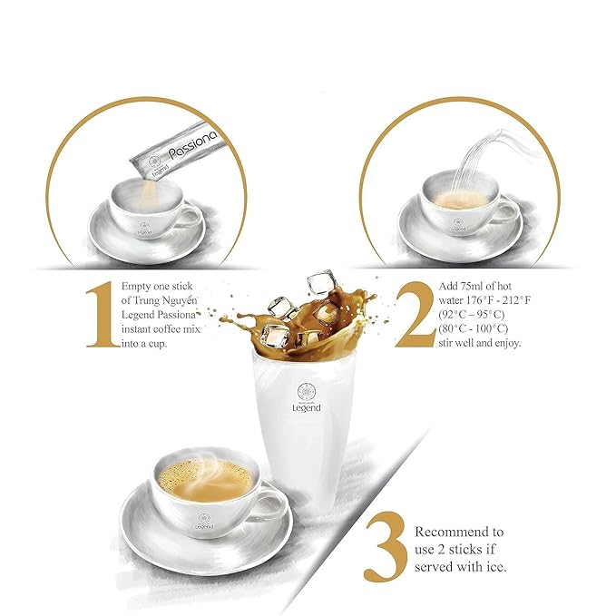 Instant Coffee Powder Quick Dissolving (COMBO BIRD NEST COFFEE)