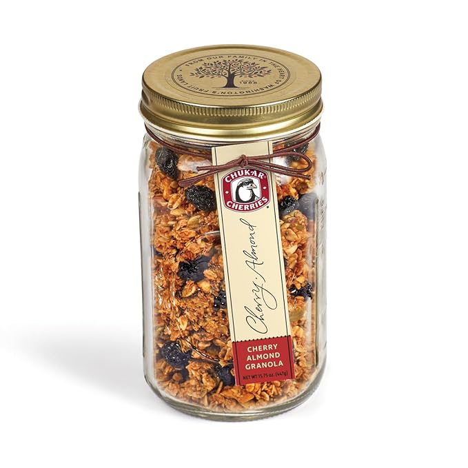 Chukar Cherries Cherry Almond Granola Farm Jar