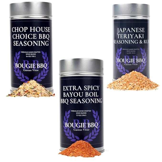 Back-to-School Homeroom Heat BBQ Spice Kit – Extra Spicy Bayou Chop House &amp Teriyaki Rubs for Fiery Flavors