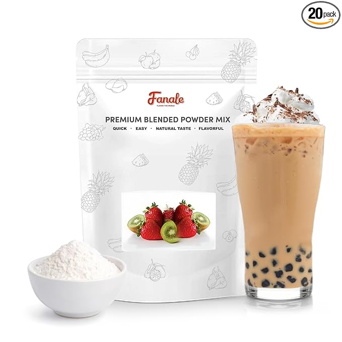 Fanale Premium Non-Dairy Creamer Bubble Tea Flavoring Powder | Perfect for Baking Smoothies Desserts and Drinks | Instant Flavoring Powder for Boba Milk Tea - 2.2 Pounds (Pack of 1)