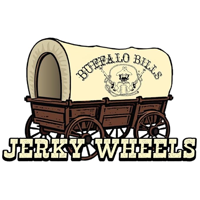 Buffalo Bills Teriyaki Beef Jerky Wheels (Circles) - Three 3.5oz Packs