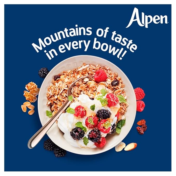 Alpen No Added Sugar The Swiss Recipe 560 G (Pack of 6)