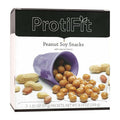 PROTIFIT - High Protein Soy Snack Puffs 15g Protein Low Calorie Low Fat Low Sugar Low Carb Ideal Protein Compatible 7 Servings Per Box (Peanut)