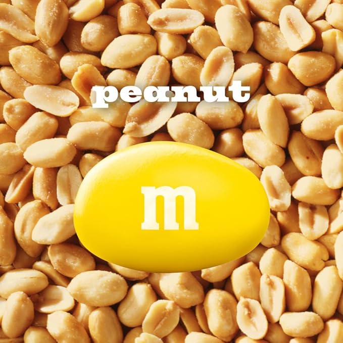 M&ampM’S Peanut Milk Chocolate Individually Wrapped Candy Share Size Bulk Chocolate Candy 78.48 Oz 24 Ct