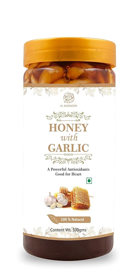 AL MASNOON Honey With Garlic 500G