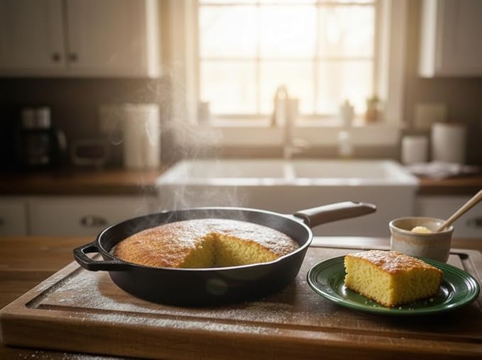 Stone Ground Southern Staples | Cornmeal Grits &amp Pancake Mixes | Made by Linney’s Water Mill North Carolina | Includes Southern Recipe Card (Cornmeal - Yellow Corn)