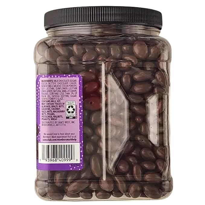 Milk Chocolate Covered Raisins 54 oz (2 Pack)
