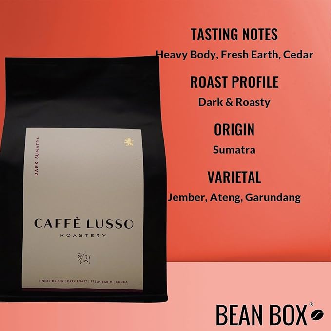 Bean Box Sampler - Roasted by Caffe Lusso Roastery 3-Pack Whole Bean Coffee Gourmet Coffee
