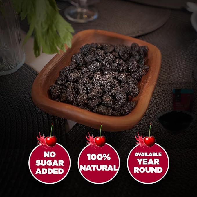 Loika - 100% Natural Dried Sweet Pitted Cherries 11.02 lbs – Bulk Pack Naturally Sweet No Added Sugar No Preservatives GMO-Free High in Fiber Ideal for Cooking &amp Industrial Use