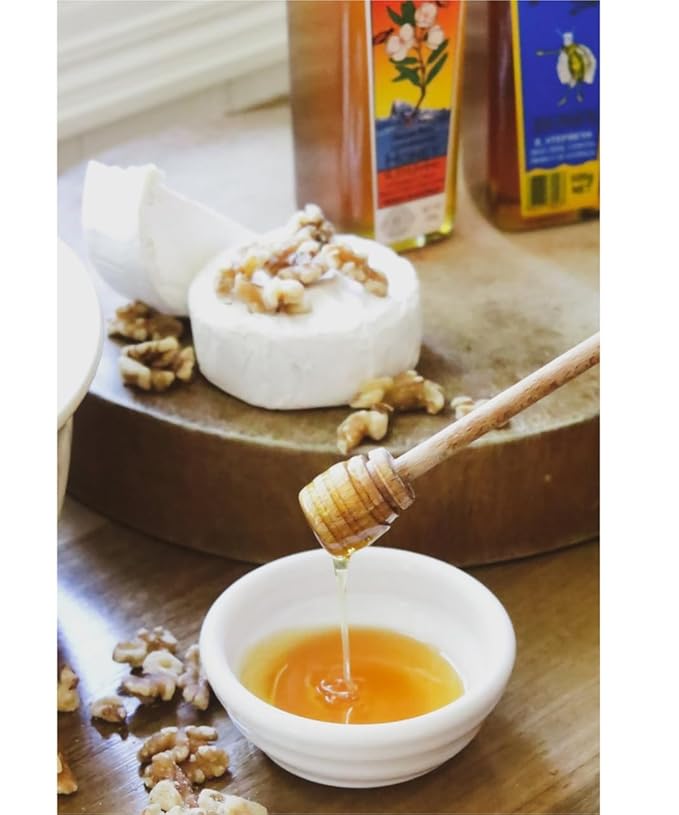 Golden Nectar Organic Leatherwood Honey by R. Stephens – 500g Jar – Product of Tasmania Australia