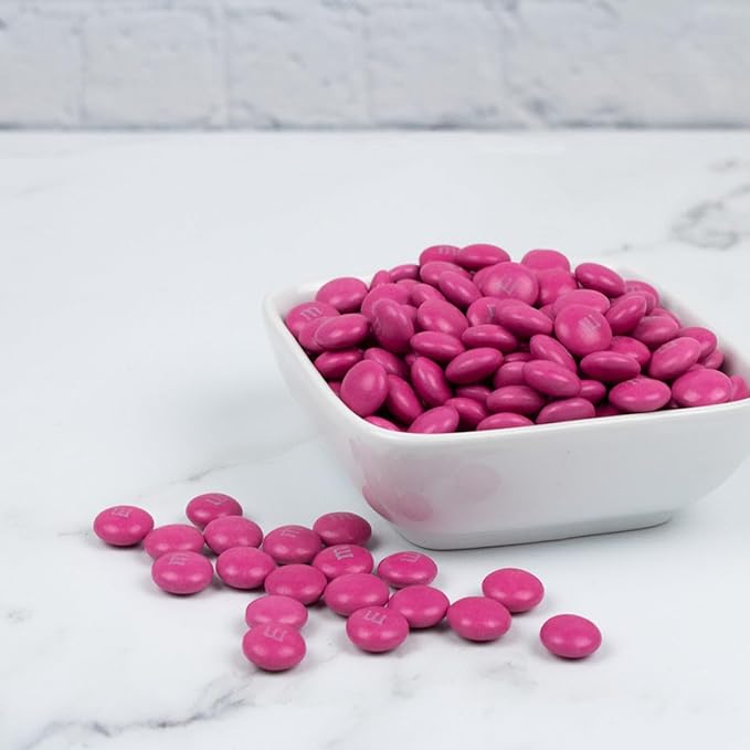 Dark Pink Milk Chocolate Coated Candies 12oz Bag - 375 M&ampMs