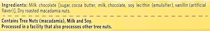 Hawaiian Host Alohamacs Milk Chocolate The Original Chocolate Covered Macadamia Nut 42 Ounce - SET OF 3