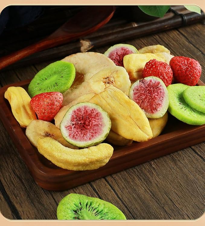 7 kinds of fruit chips (255g/ bag) assorted dried fruitsstrawberry and peach dried fruitsvegetable snacksdelicious snack giftspreserved fruitsChinese healthy snacksinstant food (2bags)