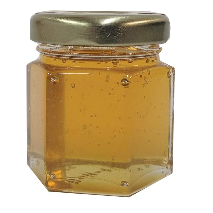 24 Ct Case of 2oz Star Thistle Honey Our Honey Love Is 100% Pure Unblended Honey Great for Wedding Favors Showers Favors Stocking Stuffers.