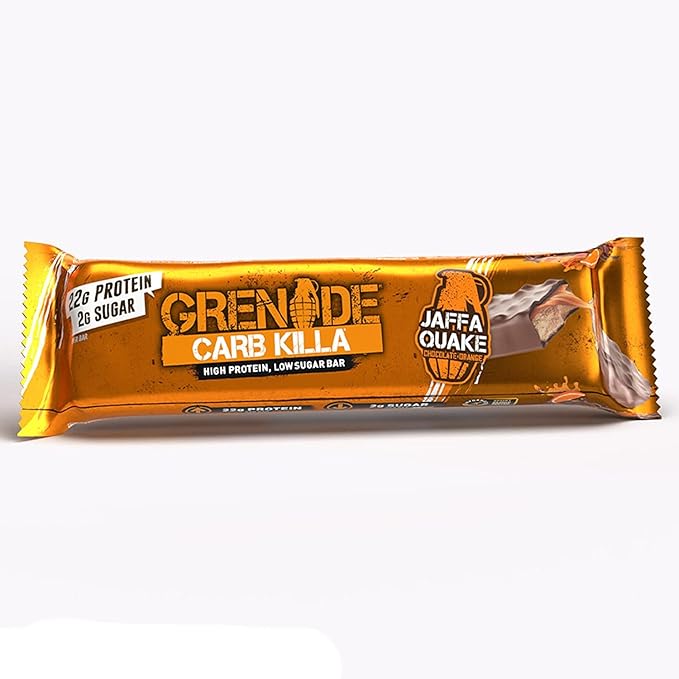 Grenade Carb Killa Bar-Jaffa Quake Box 12 Count