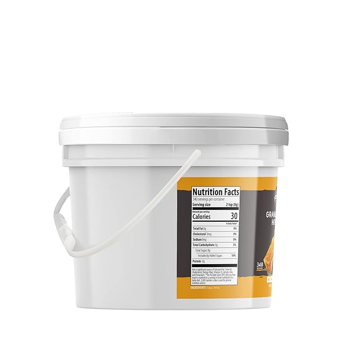 Birch &amp Meadow 7-Grain Hot Cereal &amp Granulated Honey Bundle (1 Gallon Buckets) Versatile Ingredients Oatmeal &amp Smoothies Flavorful