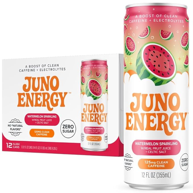 JUNO ENERGY Watermelon Sparkling 12 pack