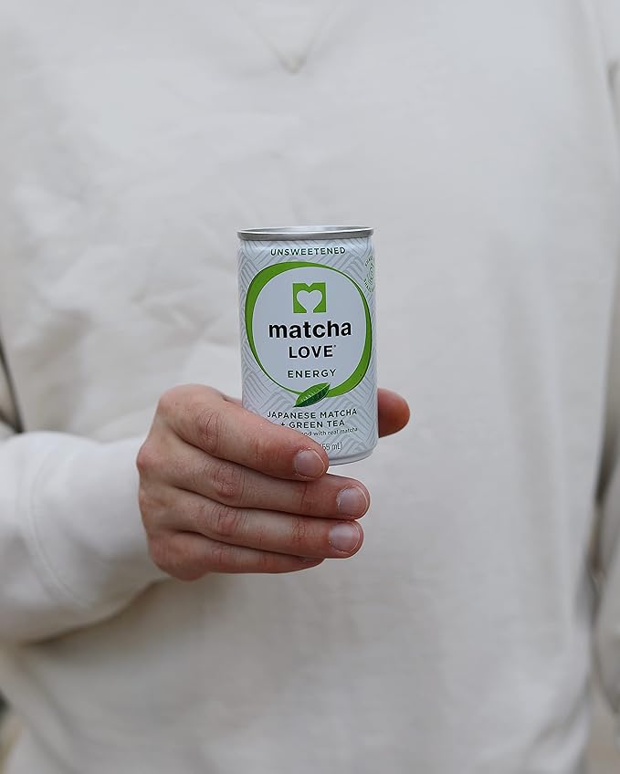 Matcha Love Green Tea Unsweetened Energy Shots 5.2 Oz Pack of 20
