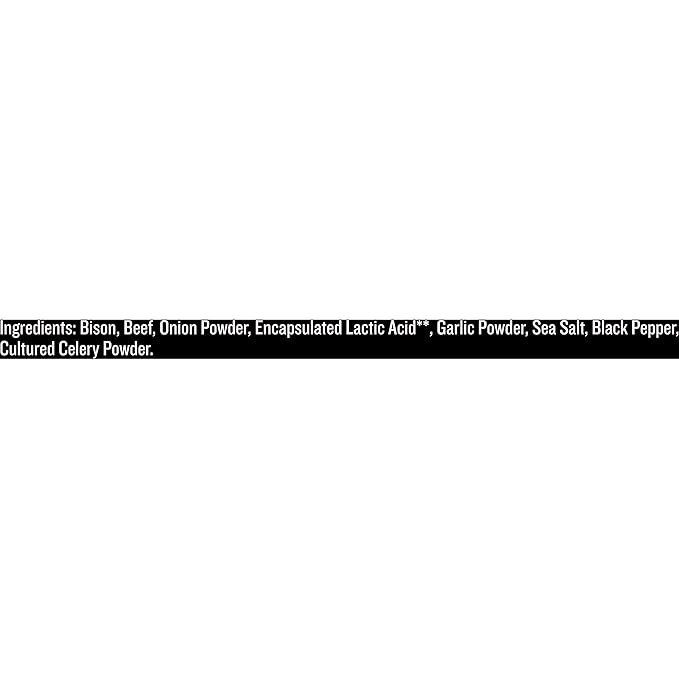 EPIC Protein Bars Bison Beef Sea Salt Pepper Paleo Friendly 1.3 oz 12 ct