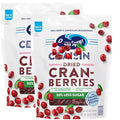 Dried Cranberries 50% Less Sugar 43 oz (2 Pack)