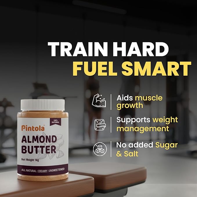 Pintola All Natural Almond Butter (Creamy) (1kg)