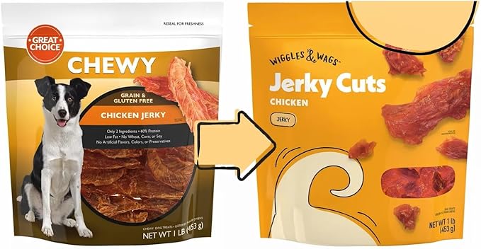 Chewy Grain &amp Gluten Free Chicken Jerky